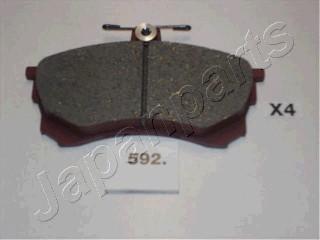 JAPANPARTS Колодки передние MITSUBISHI Carisma /для диска D=236mm (PA-592AF)