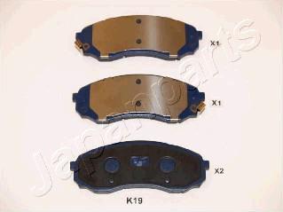 JAPANPARTS Колодки передние HYUNDAI H-1/Starex/KIA Carnival III (PA-K19AF)