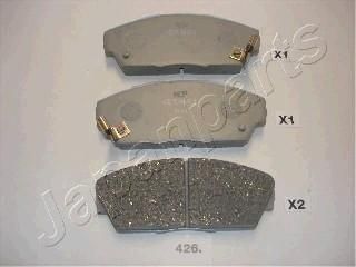 JAPANPARTS Комплект тормозных колодок, диско (PA426AF)