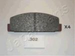 JAPANPARTS Колодки задние MAZDA 6 02->/323 98-04/626 97-02 (PP-302AF)