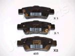 JAPANPARTS Колодки задние HONDA CRV III 2.0/2.4L all 07-> (PP-400AF)