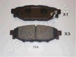 JAPANPARTS Колодки задние SUBARU Forester / Legacy / Outback (PP-704AF)