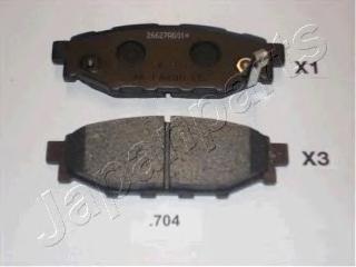 JAPANPARTS Колодки задние SUBARU Forester / Legacy / Outback (PP-704AF)