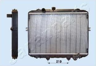 JapanParts RDA283106 радиатор, охлаждение двигателя на HYUNDAI H100 автобус (P)