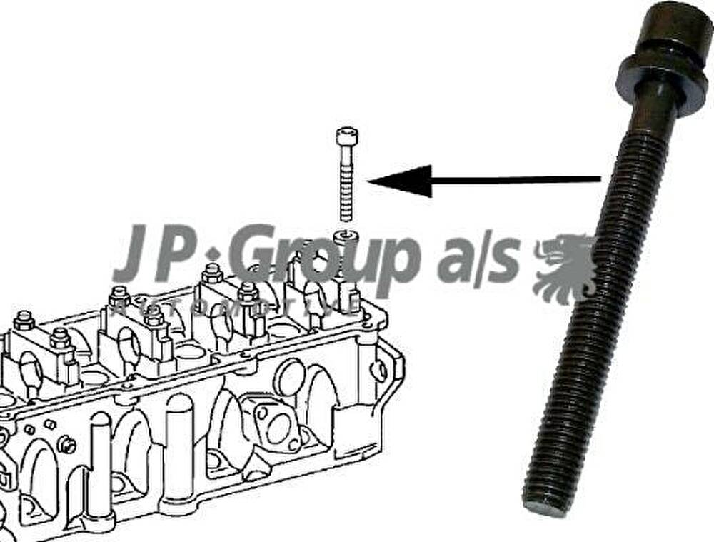 JP 1111151800 болт головки цилидра на AUDI 80 (81, 85, B2)