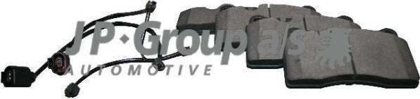 JP 1163606810 GROUP КОМПЛЕКТ ТОРМОЗНЫХ КОЛОДОК, ДИСКОВЫЙ ТОРМОЗ