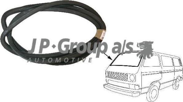 JP 1185900300 прокладка, ветровое стекло на VW TRANSPORTER III автобус