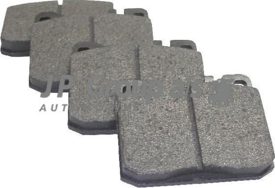 JP 1363600210 комплект тормозных колодок, дисковый тормоз на MERCEDES-BENZ седан (W123)