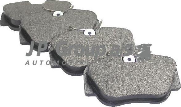 JP 1363600310 комплект тормозных колодок, дисковый тормоз на MERCEDES-BENZ 190 (W201)