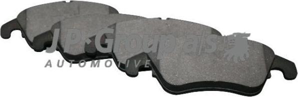 JP 1363601410 комплект тормозных колодок, дисковый тормоз на MERCEDES-BENZ E-CLASS (W212)