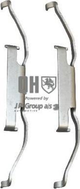 JP 1463650219 комплектующие, колодки дискового тормоза на ALFA ROMEO 159 (939)