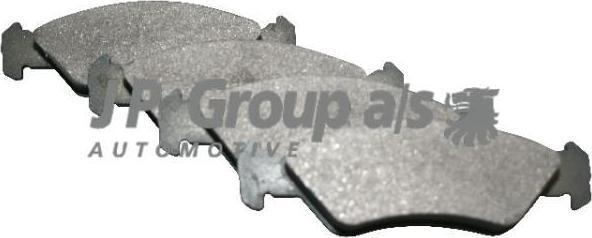 JP 1563601610 комплект тормозных колодок, дисковый тормоз на FORD FIESTA фургон (FVD)
