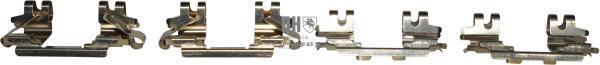 JP 3463650119 комплектующие, колодки дискового тормоза на HONDA CIVIC VI купе (EJ, EM1)