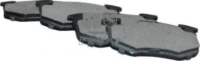 JP 4163701119 комплект тормозных колодок, дисковый тормоз на RENAULT CLIO I (B/C57_, 5/357_)