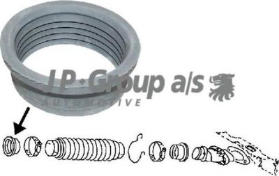 JP 8123550100 прокладка, шланг отопления на VW KAEFER кабрио (15)