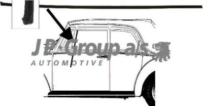 JP 8186002000 прокладка, боковое стекло на VW KAEFER кабрио (15)