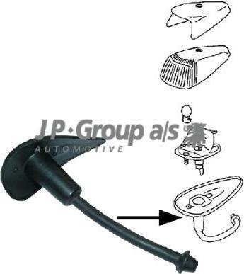 JP 8195450706 прокладка, фонарь указателя поворота на VW KAEFER кабрио (15)
