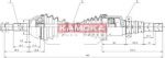 KAMOKA FD1138928 приводной вал на FORD FOCUS (DAW, DBW)