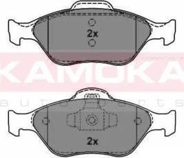 KAMOKA JQ1012788 комплект тормозных колодок, дисковый тормоз на FORD FIESTA IV (JA_, JB_)