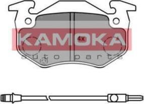 KAMOKA JQ101880 комплект тормозных колодок, дисковый тормоз на RENAULT SUPER 5 (B/C40_)