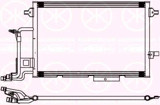 KLOKKERHOLM 0014305137 конденсатор, кондиционер на AUDI A6 Avant (4B5, C5)