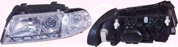 KLOKKERHOLM 00180136A1 основная фара на AUDI A4 Avant (8D5, B5)