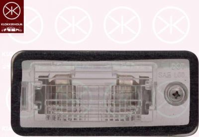 KLOKKERHOLM 00260856 фонарь освещения номерного знака на AUDI A3 (8P1)