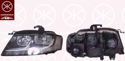 KLOKKERHOLM 00290121A1 основная фара на AUDI A4 Avant (8K5, B8)