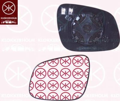 KLOKKERHOLM 11201063 зеркальное стекло, наружное зеркало на CHEVROLET SPARK (M300)