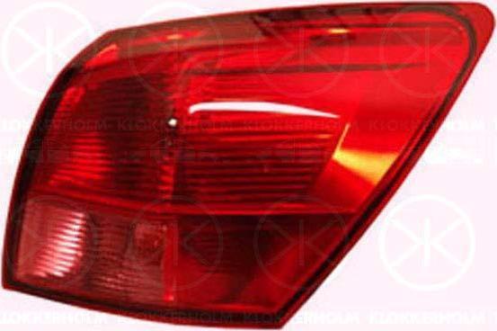 KLOKKERHOLM 16170702A1 задний фонарь на NISSAN QASHQAI / QASHQAI +2 (J10, JJ10)