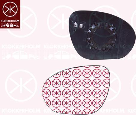 KLOKKERHOLM 16381063 зеркальное стекло, наружное зеркало на NISSAN JUKE (F15)