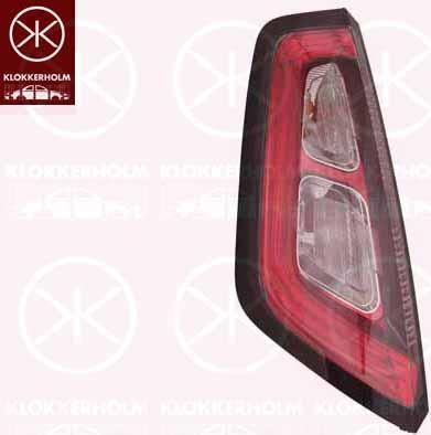 KLOKKERHOLM 20190714 задний фонарь на FIAT PUNTO EVO (199)