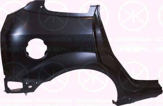KLOKKERHOLM 2532514 боковина на FORD FOCUS (DAW, DBW)