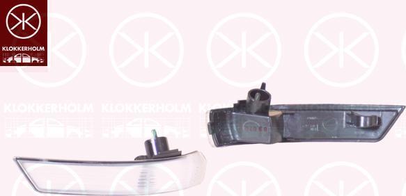 KLOKKERHOLM 25361056 фонарь указателя поворота на FORD FOCUS III седан
