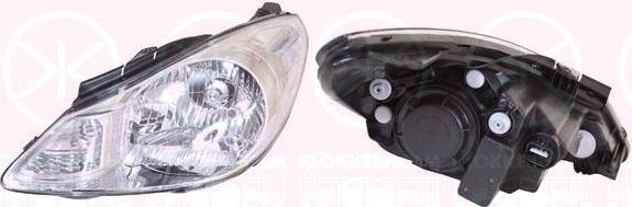 KLOKKERHOLM 31200141 основная фара на HYUNDAI i10 (PA)