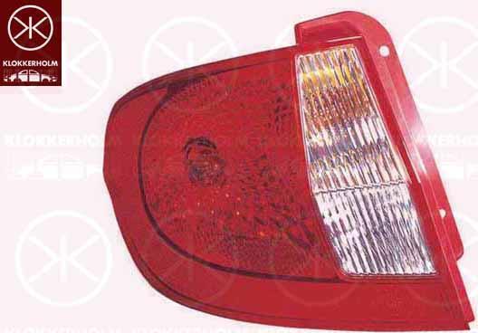 KLOKKERHOLM 31270713 задний фонарь на HYUNDAI GETZ (TB)