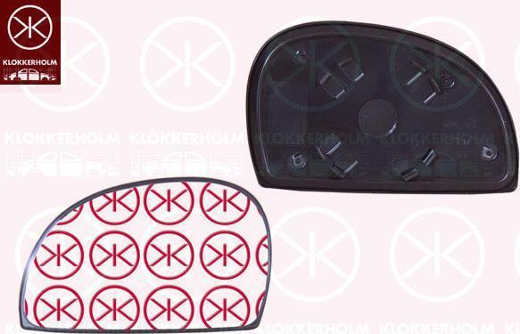KLOKKERHOLM 31551066 зеркальное стекло, наружное зеркало на HYUNDAI ACCENT II седан (LC)