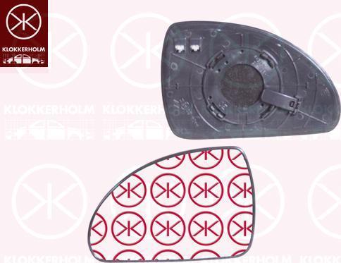 KLOKKERHOLM 32671064 зеркальное стекло, наружное зеркало на KIA CEE'D SW (ED)