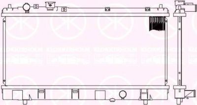 KLOKKERHOLM 3475302151 радиатор, охлаждение двигателя на MAZDA 323 S VI (BJ)