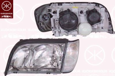 KLOKKERHOLM 35160196A1 основная фара на MERCEDES-BENZ S-CLASS (W140)
