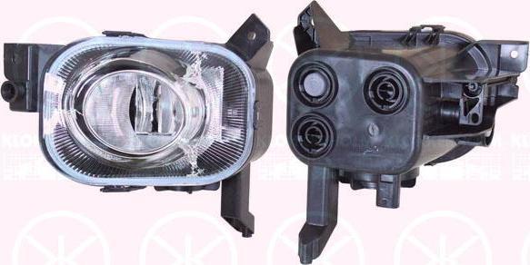 KLOKKERHOLM 50240282 противотуманная фара на OPEL CORSA D