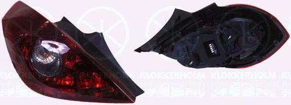 KLOKKERHOLM 50240716 задний фонарь на OPEL CORSA D