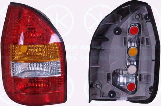 KLOKKERHOLM 50620716 задний фонарь на OPEL ZAFIRA A (F75_)