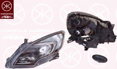 KLOKKERHOLM 50640121A1 основная фара на OPEL ZAFIRA TOURER C (P12)