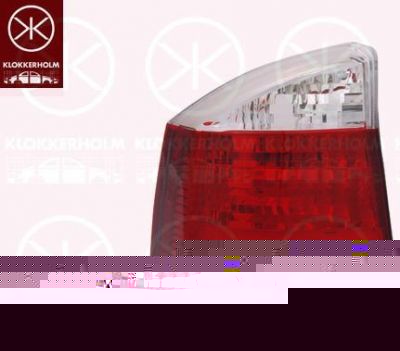 KLOKKERHOLM 50780710 задний фонарь на OPEL VECTRA C