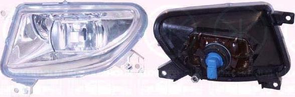 KLOKKERHOLM 55410282A1 противотуманная фара на PEUGEOT 607 (9D, 9U)