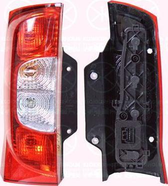 KLOKKERHOLM 55530701A1 задний фонарь на PEUGEOT BIPPER Tepee