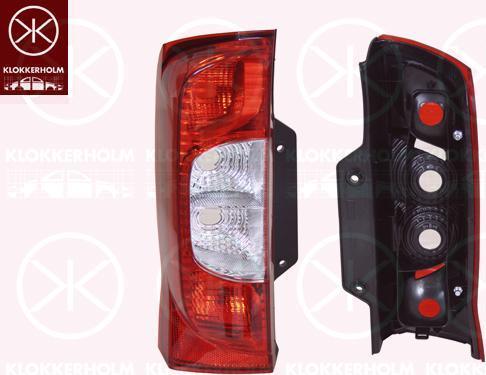 KLOKKERHOLM 55530703 задний фонарь на PEUGEOT BIPPER Tepee