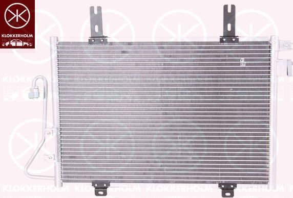 KLOKKERHOLM 6010305221 конденсатор, кондиционер на RENAULT KANGOO (KC0/1_)
