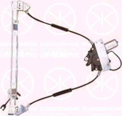 KLOKKERHOLM 60321101 подъемное устройство для окон на RENAULT CLIO II (BB0/1/2_, CB0/1/2_)